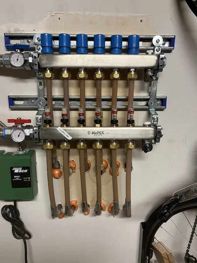 Plumber performing Leak Detection at a residential property in Waveland